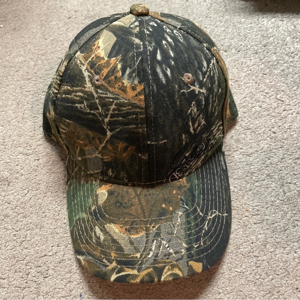Cabela's Camouflage Hat Mens OSFM Camo Strap-back Hunting Cap EUC